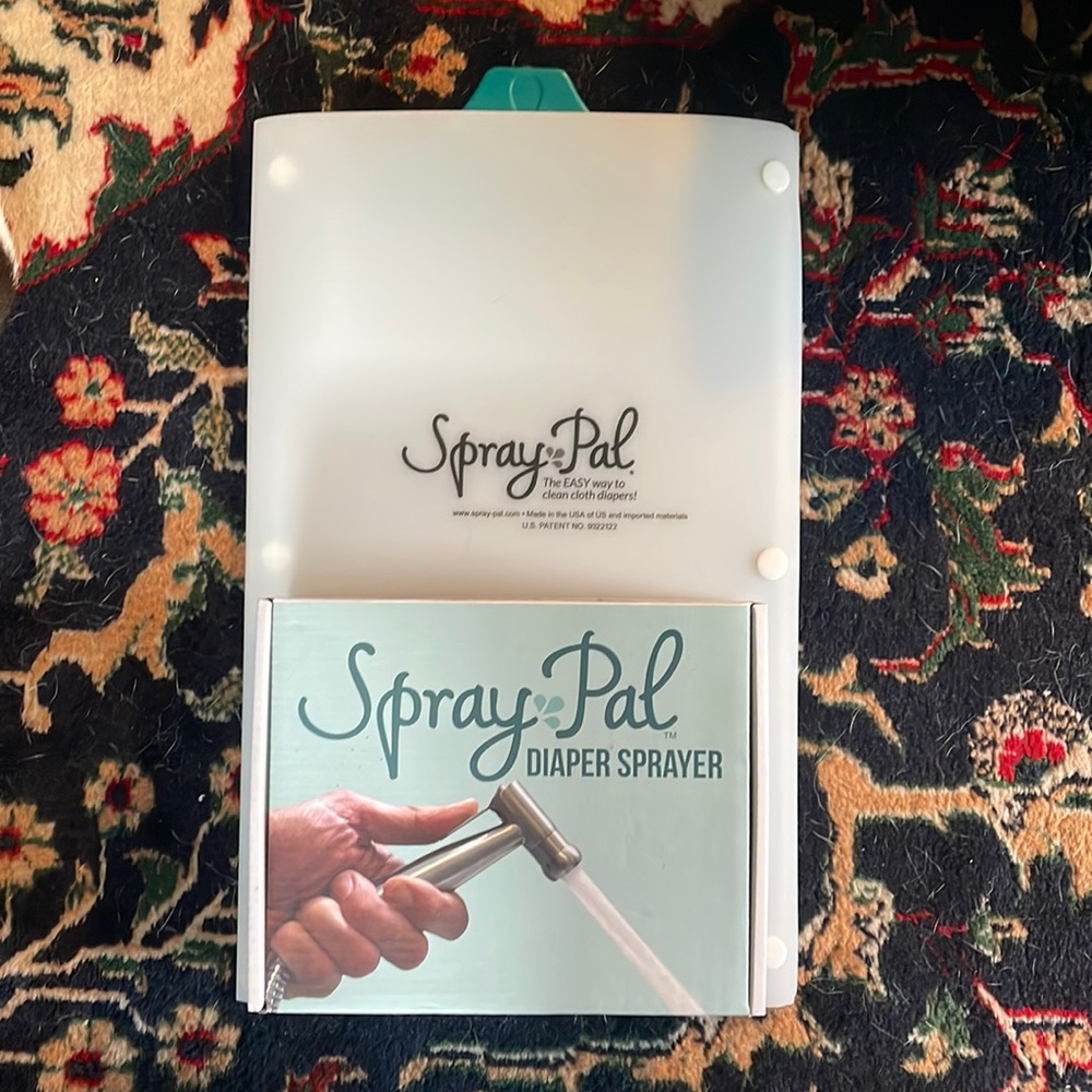 Brand new- Spray Pal Cloth Diaper Sprayer and Splatter Shield Bundle